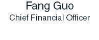 Fang Guo Chief Financial Officer 